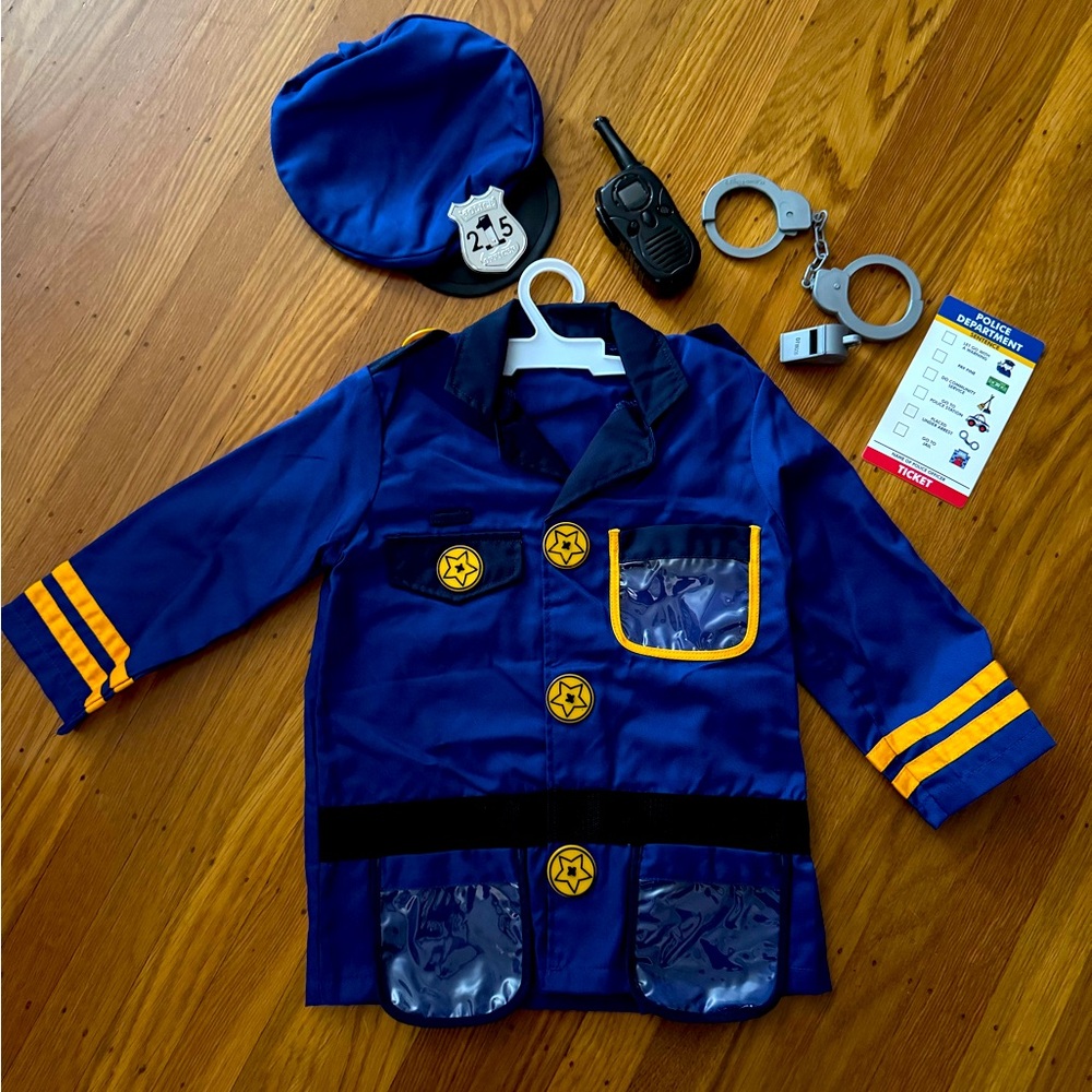 Melissa & Doug Police Officer Role Play Set / Halloween Costume (Ages 3-6)